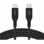 Дата кабель USB-C to USB-C 2.0m 240W Black Belkin (CAB015BT2MBK)