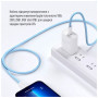 Дата кабель USB-C to Lightning 1.0m 27W blue ColorWay (CW-CBPDCL061-BL)