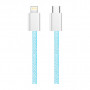 Дата кабель USB-C to Lightning 1.0m 27W blue ColorWay (CW-CBPDCL061-BL)