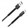 Дата кабель USB 2.0 AM to Type-C 1.0m 2.4А black ColorWay (CW-CBUC063-BK)