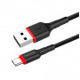 Дата кабель USB 2.0 AM to Type-C 1.0m 2.4А black ColorWay (CW-CBUC064-BK)