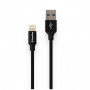 Дата кабель USB 2.0 AM to Lightning 1.0m black ColorWay (CW-CBUL004-BK)