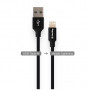 Дата кабель USB 2.0 AM to Lightning 1.0m black ColorWay (CW-CBUL004-BK)