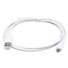 Дата кабель USB 2.0 AM to Micro 5P 0.6m Pro white REAL-EL (EL123500022)