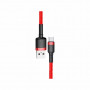 Дата кабель USB 2.0 AM to Type-C 1.0m Cafule 3A red+red Baseus (CATKLF-B09)