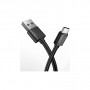 Дата кабель USB 2.0 AM to Type-C 0.3m Nets T-C801 Black T-Phox (T-C801(0.3) Black)