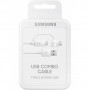 Дата кабель USB 2.0 AM to Type-C + Micro 5P 1.5m white Samsung (EP-DG930DWEGRU)