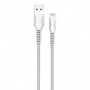 Дата кабель USB 2.0 AM to Lightning 1.0m line-drawing white ColorWay (CW-CBUL027-WH)