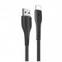 Дата кабель USB 2.0 AM to Lightning 1.0m led black ColorWay (CW-CBUL034-BK)