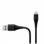 Дата кабель USB 2.0 AM to Lightning 1.0m black ColorWay (CW-CBUL024-BK)