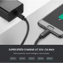 Дата кабель USB-C to USB-C 1.0m US286 3A Black Ugreen (50997)