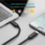 Дата кабель USB-C to USB-C 1.0m US286 3A Black Ugreen (50997)