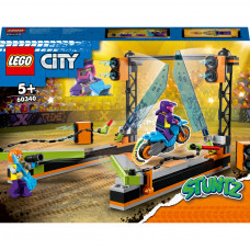 Конструктор LEGO City Stuntz Каскадерське завдання «Клинок» 154 деталі (60340)