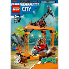 Конструктор LEGO City Stuntz Каскадерське завдання «Напад Акули» 122 деталей (60342)