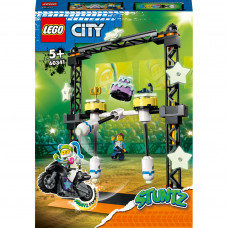 Конструктор LEGO City Stuntz Каскадерське завдання «Нокдаун» 117 деталей (60341)