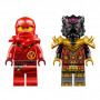 Конструктор LEGO Ninjago Автомобільна й байкова битва Кая і Раса 103 деталей (71789)