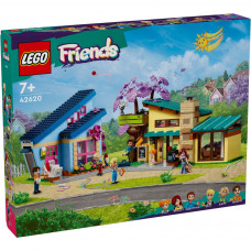 Конструктор LEGO Friends Родинні будинки Оллі й Пейслі 1126 деталей (42620)