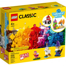 Конструктор LEGO Classic Прозорі кубики для творчості (11013)