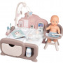 Ігровий набір Smoby Toys Baby Nurse Кімната малюка з кухнею, ванною, спальнею та аксесуарами (220376)