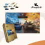 Пазл Ukropchik дерев'яний World of Tanks size - M в коробці з набором-рамкою (World of Tanks A4)