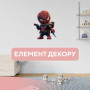 Пазл Ukropchik дерев'яний Супергерой Дедпул size - M в коробці з набором-рамкою (Deadpool Superhero A4)