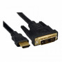 Кабель мультимедійний HDMI to DVI 18+1pin M, 1.8m Cablexpert (CC-HDMI-DVI-6)