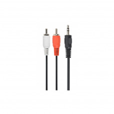 Кабель мультимедійний Jack 3.5mm папа/2RCA папа Cablexpert (CCA-458-5M)