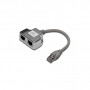 Розгалужувач Digitus витой пары, STP, cat.5e, 1x2RJ-45 (DN-93904)