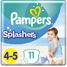 Підгузки Pampers для плавання Splashers Розмір 4-5 (9-15 кг) 11 шт (8001090698384)