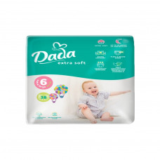 Підгузки Dada Extra Soft 6 (16+ кг) 38 шт (4820174980924)