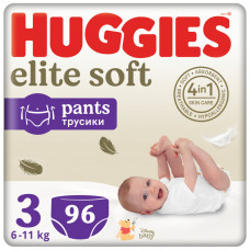 Підгузки Huggies Elite Soft 3 (6-11 кг) Box 96 шт (5029053582443)