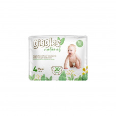 Підгузки Giggles Natural 4 Maxi 7-18 кг 30 шт (8680131206407)