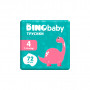 Підгузки Dino Baby Розмір 4 (7-14 кг) (2 пачки по 36 шт) 72 шт (2000998939571)