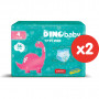 Підгузки Dino Baby Розмір 4 (7-14 кг) (2 пачки по 36 шт) 72 шт (2000998939571)