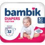 Підгузки Bambik Medium JUNIOR Розмвр 5 (11-25 кг) 32 ш (4823071652260)