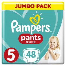 Підгузки Pampers трусики Pants Junior Розмір 5 (12-17 кг), 48 шт (4015400672906)