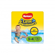 Підгузки Huggies Little Swimmer 3-4 (7-15 кг) 12 шт (36000183399)