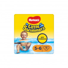 Підгузки Huggies Little Swimmer 5-6 (12-18 кг) 11 шт (5029053538426)