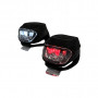 Комплект велофар Good Bike Silicone LED Black (92325Black-IS)