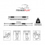 Турнік PowerPlay 4128 Pull Up Bar 60-90см Steel/Black розсувний (PP_4128)