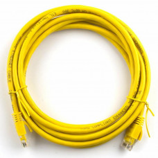 Патч-корд 3м, RJ-45, Cat.5e, CU, медь, желтый Ritar (PCR-CU/3Yw / 03251)