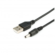 Кабель живлення USB to DC 3.5 1.0m 2A black Atcom (10035)