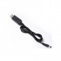 Кабель живлення USB to DC5.5*2.1 5V to 12V 1.0m Value (S1016)