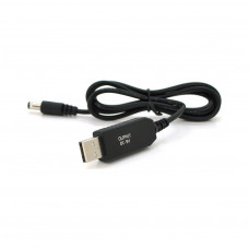 Кабель живлення USB to DC 5.5x2.5 9V 1.0m OEM (29866) Voltronic (KPFR/5-9)