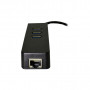 Перехідник Dynamode USB 3.1 Type-C - RJ45 Gigabit Lan, 3*USB 3.0 (USB3.1-TypeC-RJ45-HUB3)