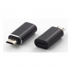 Перехідник Lightning (female) to microUSB (male) black Dengos (ADP-012)