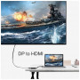 Перехідник DisplayPort Male to HDMI 4K Ultra HD Female ST-Lab (U-996-4K)