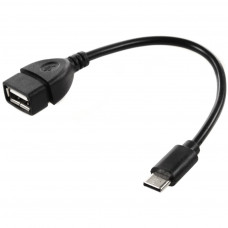 Перехідник OTG USB 2.0 AF to Micro 5P YT Black Blister Voltronic (37681)