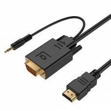 Перехідник HDMI to VGA Cablexpert (A-HDMI-VGA-03-6)