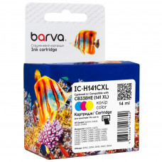 Картридж Barva HP 141XL color/CB338HE, 14 мл (IC-H141CXL)